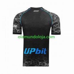 Camisola Napoli Halloween Homem Equipamento Primeiro 2023-2024 Manga Curta